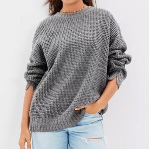 AE Oversized Waffle Knit Sweater